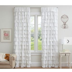 Pottery Barn Kids Blackout Ruffle Curtains